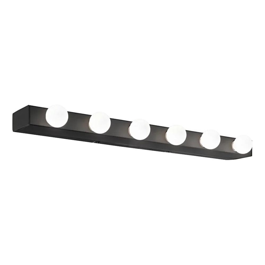 Ideal Lux - Φωτιστικό τοίχου PRIVE 6xE14/40W/230V μαύρο