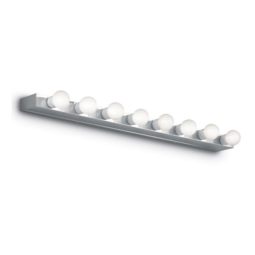 Ideal Lux - Φωτιστικό τοίχου PRIVE 8xE14/40W/230V γυαλιστερό χρώμιο