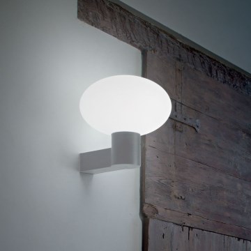 Ideal Lux - Φωτιστικό τοίχου εξωτερικού χώρου CLIO 1xE27/42W/230V IP44 γκρι