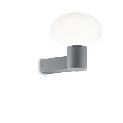 Ideal Lux - Φωτιστικό τοίχου εξωτερικού χώρου CLIO 1xE27/42W/230V IP44 γκρι
