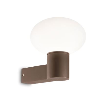 Ideal Lux - Φωτιστικό τοίχου εξωτερικού χώρου CLIO 1xE27/42W/230V IP44 καφέ