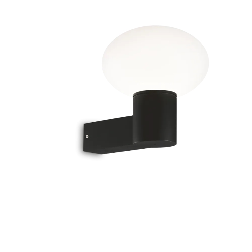 Ideal Lux - Φωτιστικό τοίχου εξωτερικού χώρου CLIO 1xE27/42W/230V IP44 μαύρο