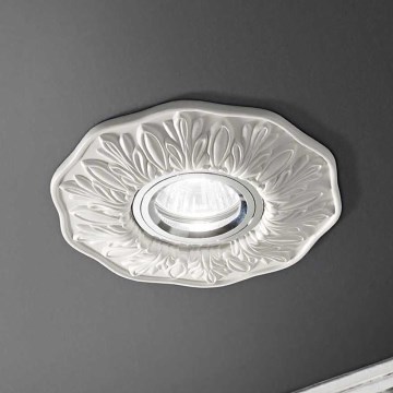 Ideal Lux - Χωνευτό φωτιστικό POLKA 1xGU10/50W/230V λευκό