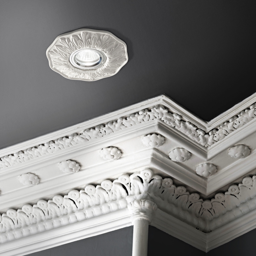 Ideal Lux - Χωνευτό φωτιστικό POLKA 1xGU10/50W/230V λευκό