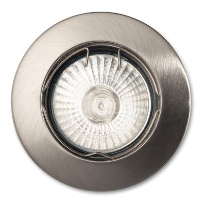 Ideal Lux - Χωνευτό φωτιστικό οροφής 1xGU10/50W/230V Ø 7,7 cm ματ χρώμιο