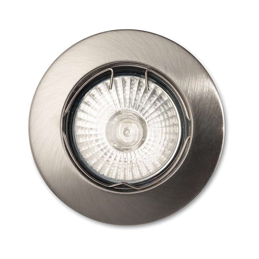 Ideal Lux - Χωνευτό φωτιστικό οροφής 1xGU10/50W/230V Ø 7,7 cm ματ χρώμιο