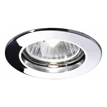 Ideal Lux - Χωνευτό φωτιστικό οροφής 1xGU10/50W/230V διάμ. 7,7 cm γυαλιστερό χρώμιο