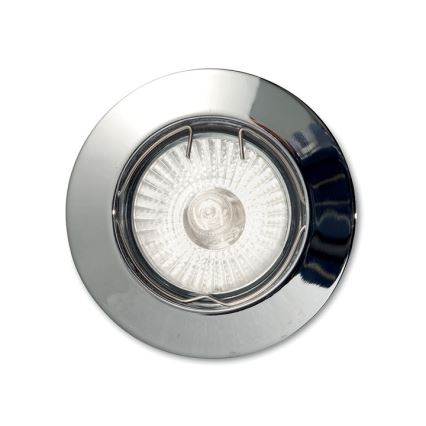 Ideal Lux - Χωνευτό φωτιστικό οροφής JAZZ 1xGU10/50W/230V, διάμ. 7,7 εκ., σε γυαλιστερό χρώμιο