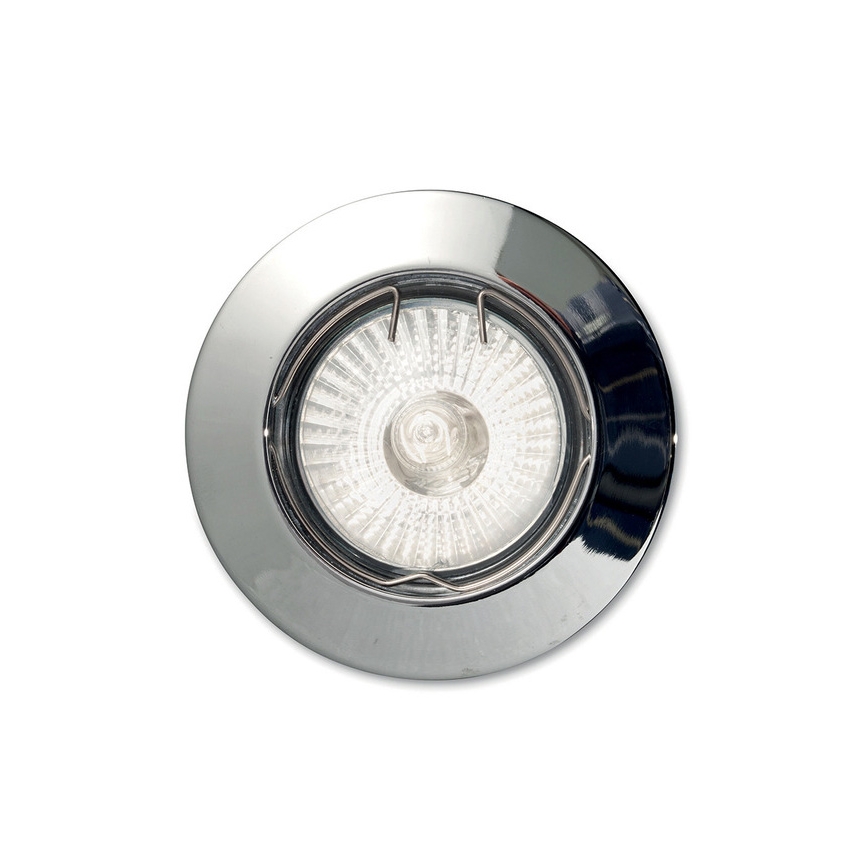 Ideal Lux - Χωνευτό φωτιστικό οροφής JAZZ 1xGU10/50W/230V, διάμ. 7,7 εκ., σε γυαλιστερό χρώμιο