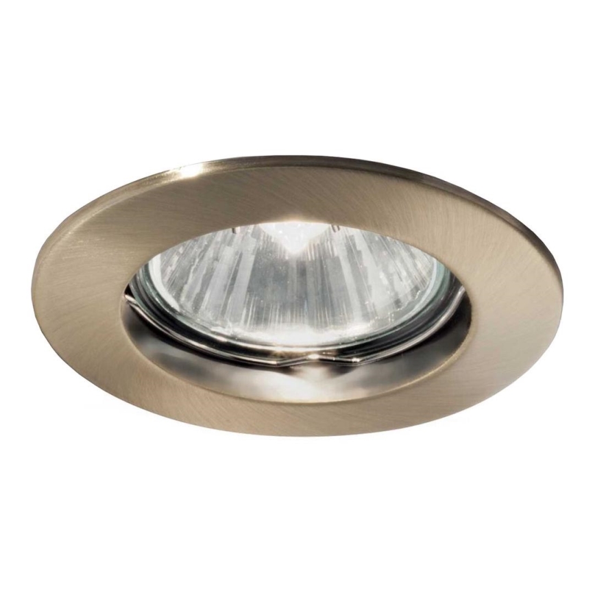 Ideal Lux - Χωνευτό φωτιστικό JAZZ 1xGU10/50W/230V μπρονζέ