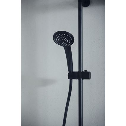 Ideal Standard A7545XG - Σετ ντους με θερμοστατική μπαταρία CERATHERM T25 μαύρο ματ