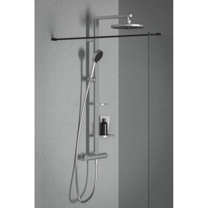 Ideal Standard BD583SI - Σετ ντους με θερμοστατική μπαταρία CERATHERM ALU+ σε ματ χρώμιο