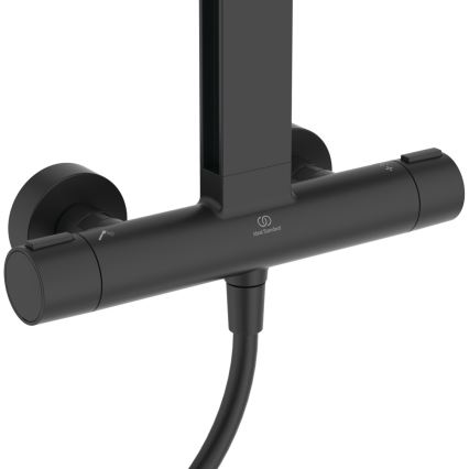 Ideal Standard BD583XG - Σετ ντους με μπαταρία CERATHERM ALU+ σε ματ μαύρο φινίρισμα