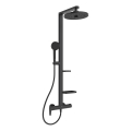 Ideal Standard BD584XG - Σετ ντους με μπαταρία CERAFLOW ALU+ μαύρο ματ