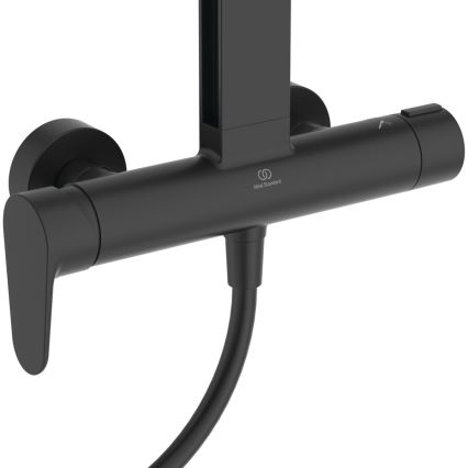 Ideal Standard BD584XG - Σετ ντους με μπαταρία CERAFLOW ALU+ μαύρο ματ