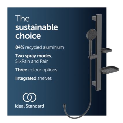 Ideal Standard BD586XG - Σετ ντους IDEALRAIN ALU+ ματ μαύρο