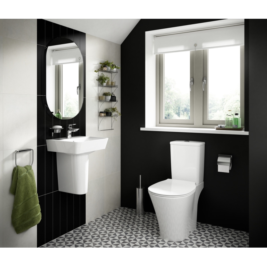 Ideal Standard E030701 - Επίτοιχος νιπτήρας CONNECT AIR 40x35 cm κεραμικός/λευκός