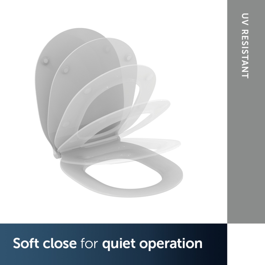 Ideal Standard E036601 - Κάθισμα WC SoftClose CONNECT AIR λευκό