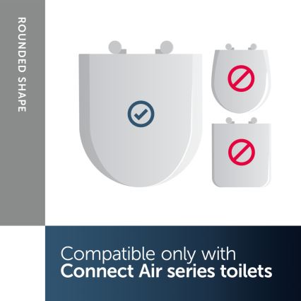 Ideal Standard E036601 - Κάθισμα WC SoftClose CONNECT AIR λευκό