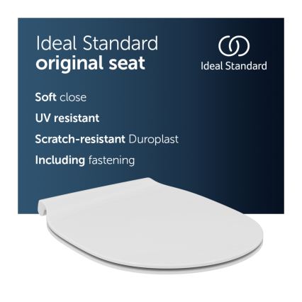 Ideal Standard E036601 - Κάθισμα WC SoftClose CONNECT AIR λευκό