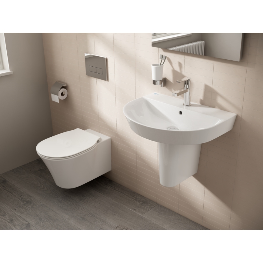 Ideal Standard E069401 - Επιτοίχιος νιπτήρας CONNECT AIR 60x46 cm κεραμικός/λευκός