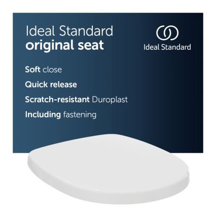 Ideal Standard E712701 - Κάθισμα τουαλέτας SoftClose CONNECT λευκό