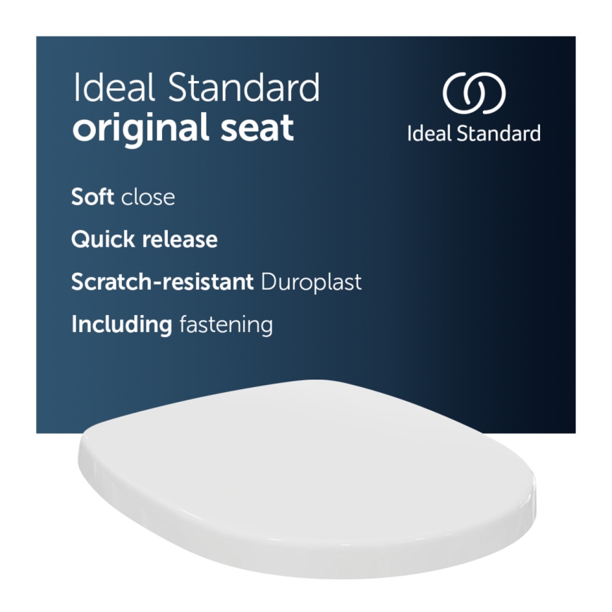 Ideal Standard E712701 - Κάθισμα τουαλέτας SoftClose CONNECT λευκό