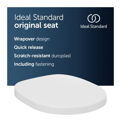 Ideal Standard E712801 - Κάθισμα WC CONNECT λευκό