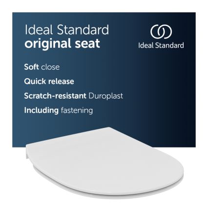 Ideal Standard E772401 - Κάθισμα τουαλέτας SoftClose CONNECT λευκό