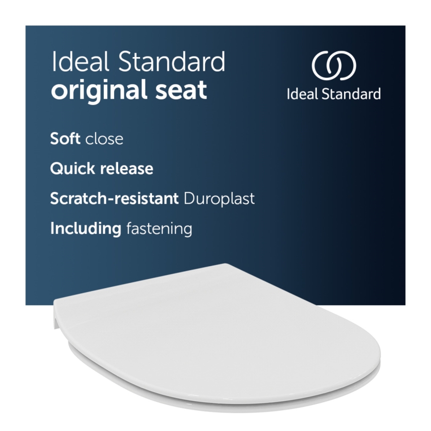 Ideal Standard E772401 - Κάθισμα τουαλέτας SoftClose CONNECT λευκό