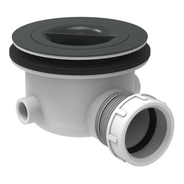 Ideal Standard K936367 - Σιφώνι ντουζιέρας 9 cm μαύρο/λευκό