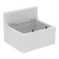 Ideal Standard S593901 - Επιτοίχια λεκάνη πλύσης με σχάρα DOURO 45,5x38 cm κεραμική/λευκή