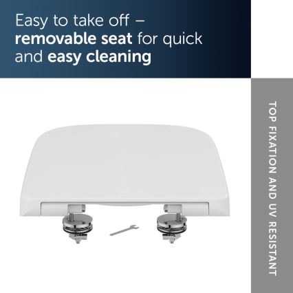 Ideal Standard T468301 - Καπάκι-κάθισμα λεκάνης SoftClose I.LIFE B λευκό