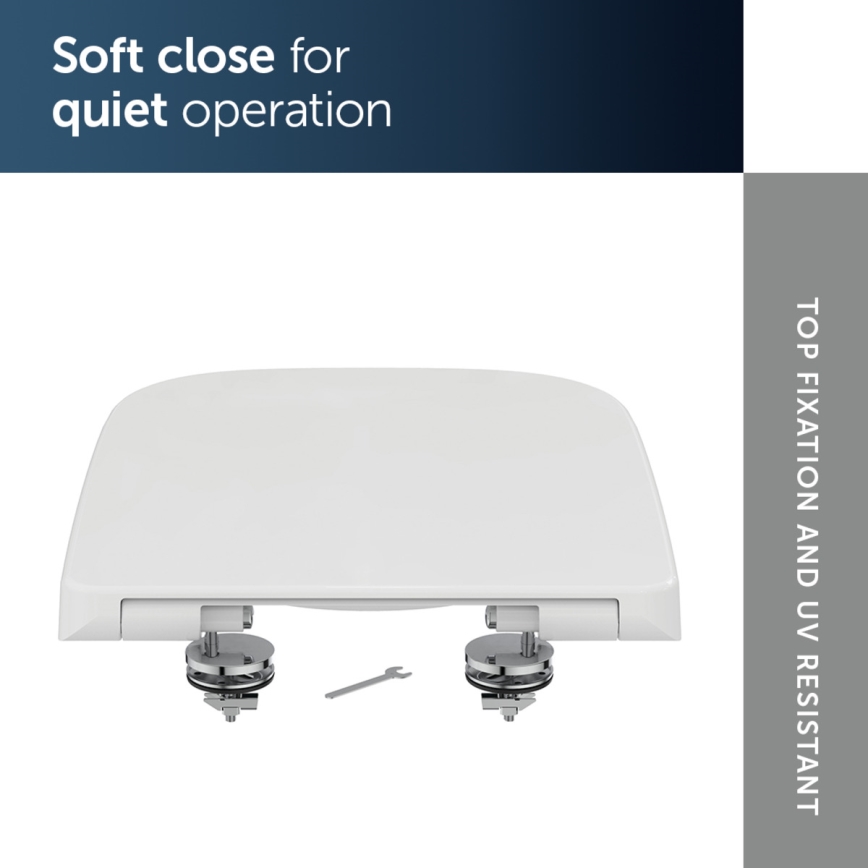 Ideal Standard T468301 - Καπάκι-κάθισμα λεκάνης SoftClose I.LIFE B λευκό