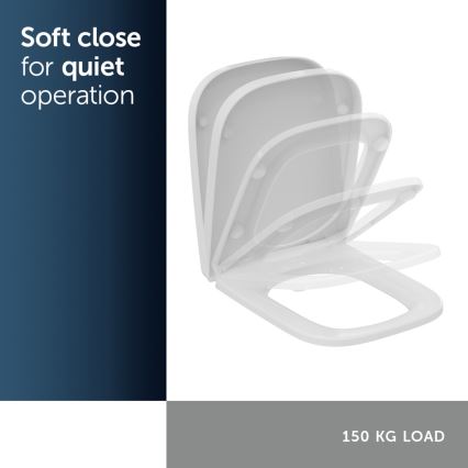 Ideal Standard T468301 - Καπάκι-κάθισμα λεκάνης SoftClose I.LIFE B λευκό