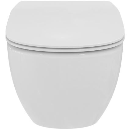 Ideal Standard T536001 - Επίτοιχη λεκάνη WC χωρίς χείλος (Rimless) με κάθισμα SoftClose TESI, κεραμική/λευκή