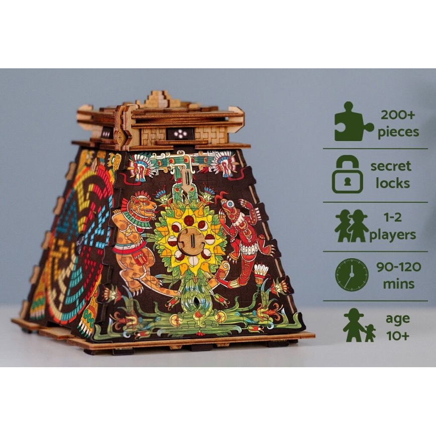 iDventure - Ξύλινο παζλ Sun Pyramid