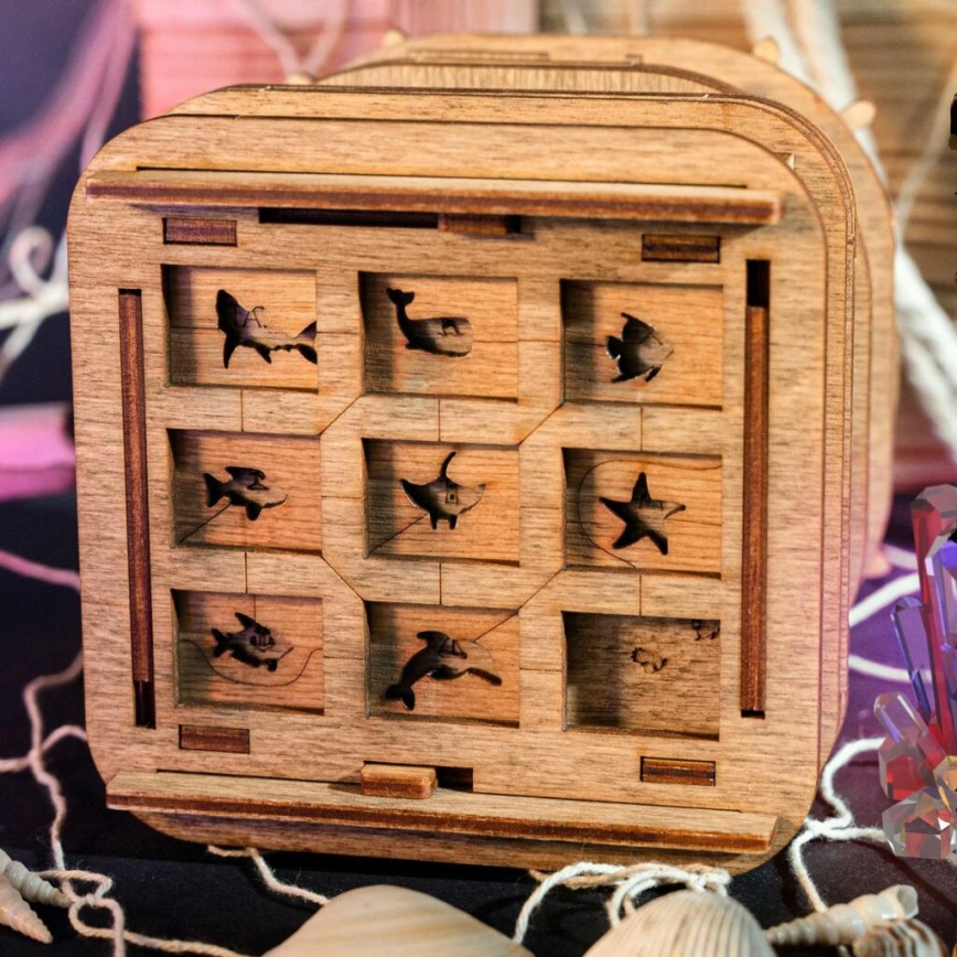 iDventure - Ξύλινο puzzle Davy Jones' box