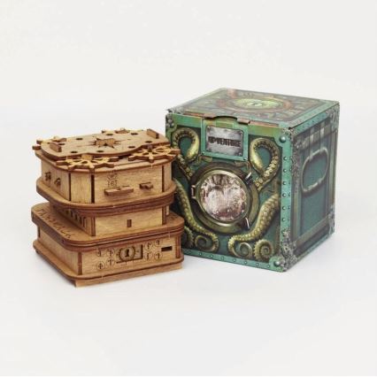 iDventure - Ξύλινο puzzle Davy Jones' box