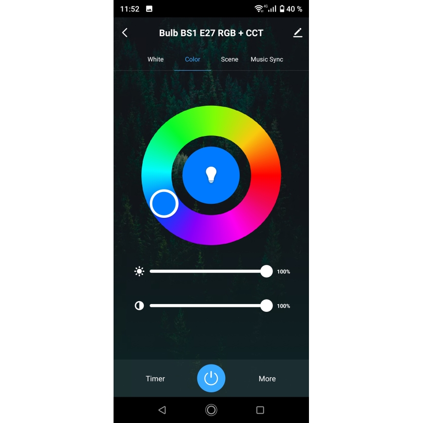 LED RGBW ρυθμιζόμενο φωτιστικό οροφής μπάνιου LED/24W/230V 3000-6500K 33x33 cm IP54 λευκό Wi-Fi
