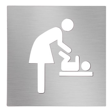 Ikona Αλλαξιέρα 12x12 cm ανοξείδωτη/ασημί