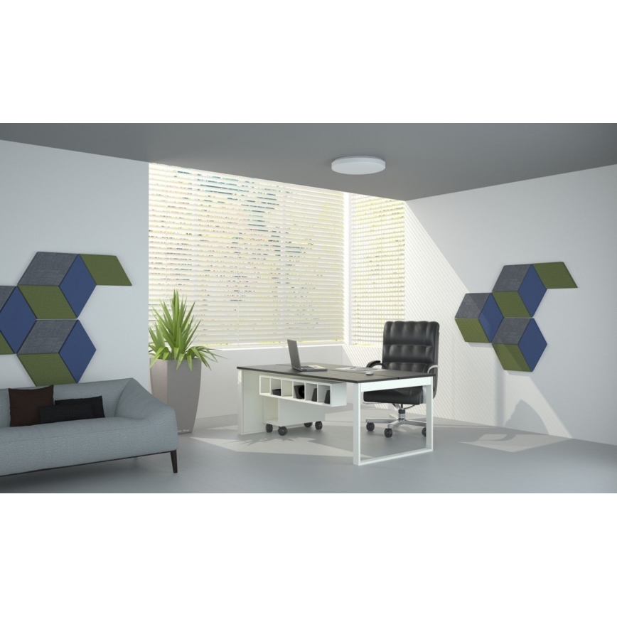 LED Ρυθμιζόμενο Φωτιστικό Οροφής LED/42W/230V 40 εκ. + τηλεχειριστήριο