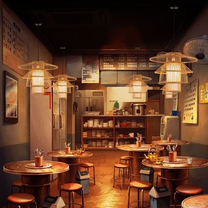 Κρεμαστό φωτιστικό οροφής PINCHOS 1xE27/40W/230V διάμετρος 50 cm μπαμπού