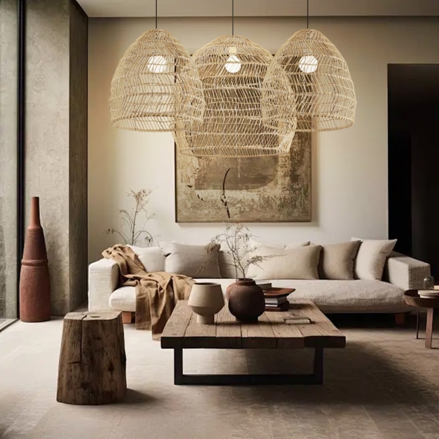 Κρεμαστό φωτιστικό με καλώδιο BOHO DELICADO 1xE27/40W/230V διάμ. 38 cm