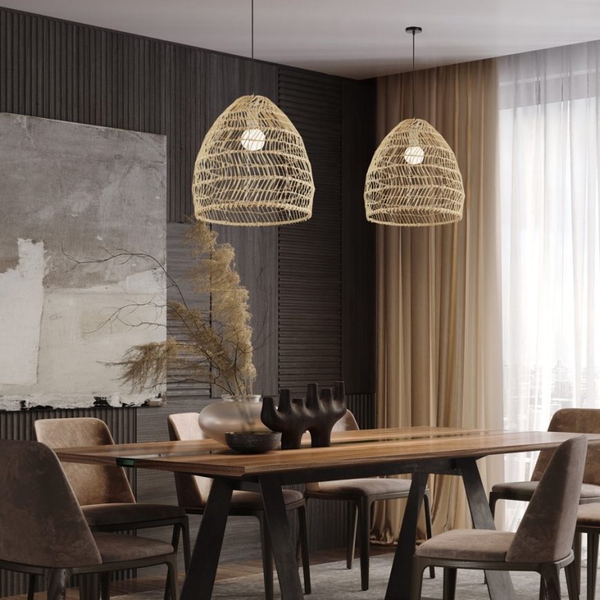 Κρεμαστό φωτιστικό με καλώδιο BOHO DELICADO 1xE27/40W/230V διάμ. 38 cm