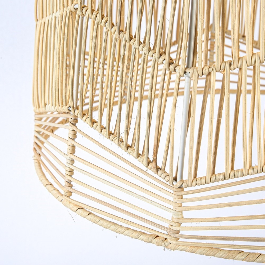 Κρεμαστό φωτιστικό οροφής PELO 1xE27/40W/230V διάμετρος 50 cm rattan