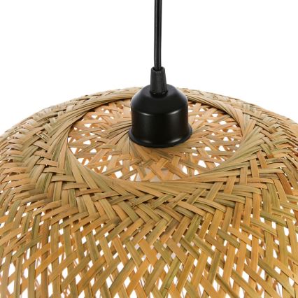 Κρεμαστό φωτιστικό οροφής HILO 1xE27/40W/230V διάμετρος 45 cm μπαμπού
