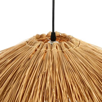 Κρεμαστό φωτιστικό οροφής NATURALEZA 1xE27/40W/230V διάμετρος 55 cm rattan