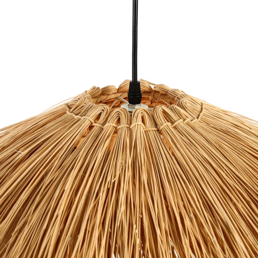 Κρεμαστό φωτιστικό οροφής NATURALEZA 1xE27/40W/230V διάμετρος 55 cm rattan
