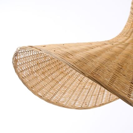 Immax 08290L - Κρεμαστό φωτιστικό οροφής SOMBRERO 1xE27/40W/230V διάμετρος 80 cm rattan